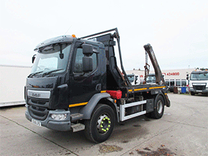 REF 44 - 2016 DAF Euro 6 Skip lorry for sale