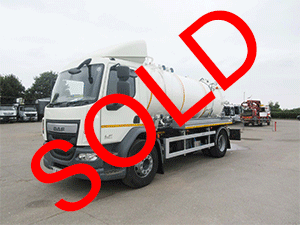 REF 21 - 2016 DAF Euro 6 with New 2200 gallon Vacuum tanker for sale