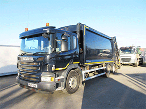 REF 62 - 2015 Scania Euro 6 Rear end loader for sale
